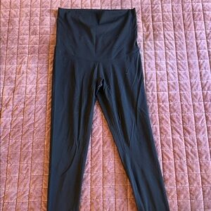 Posh Divah Maternity Black Full Length Leggings Medium